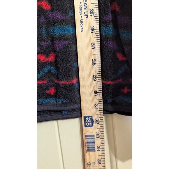 Eddie Bauer Aztec Southwest Pullover Snap Neck Fleece Mens Tall XXL - Picture 8 of 9